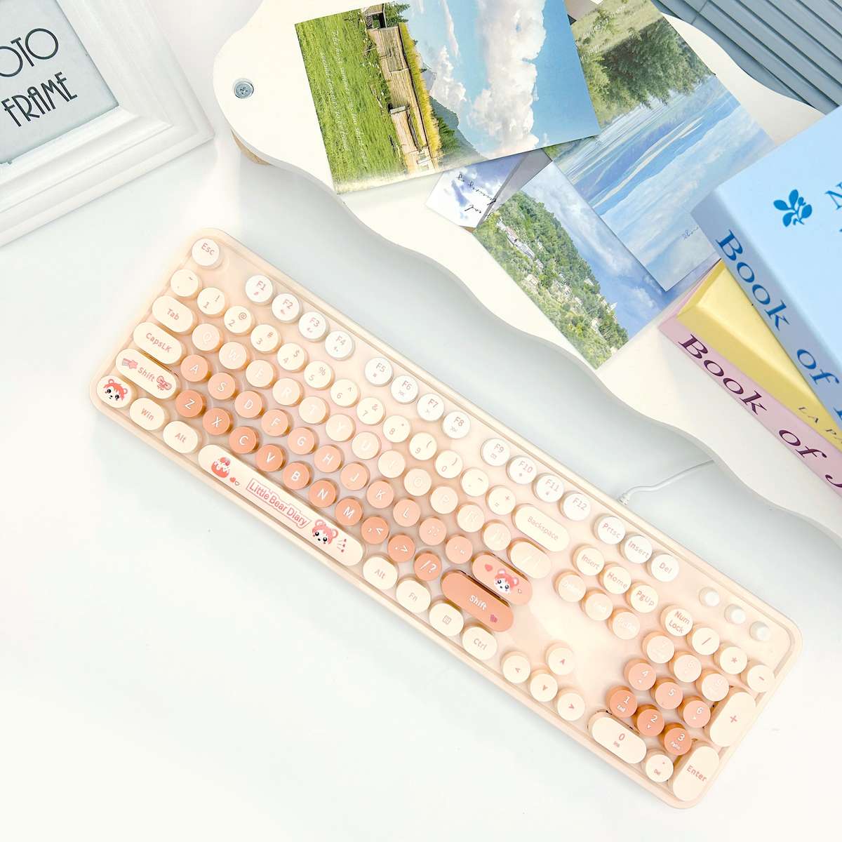 Keyboard Color Purple Mix