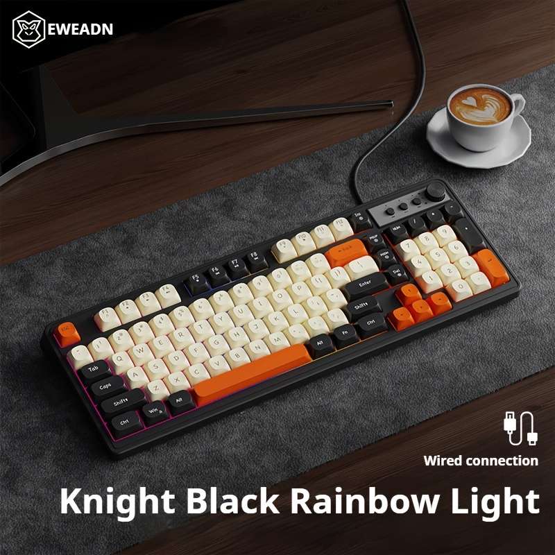 Keyboard Color White Model Mixed Light