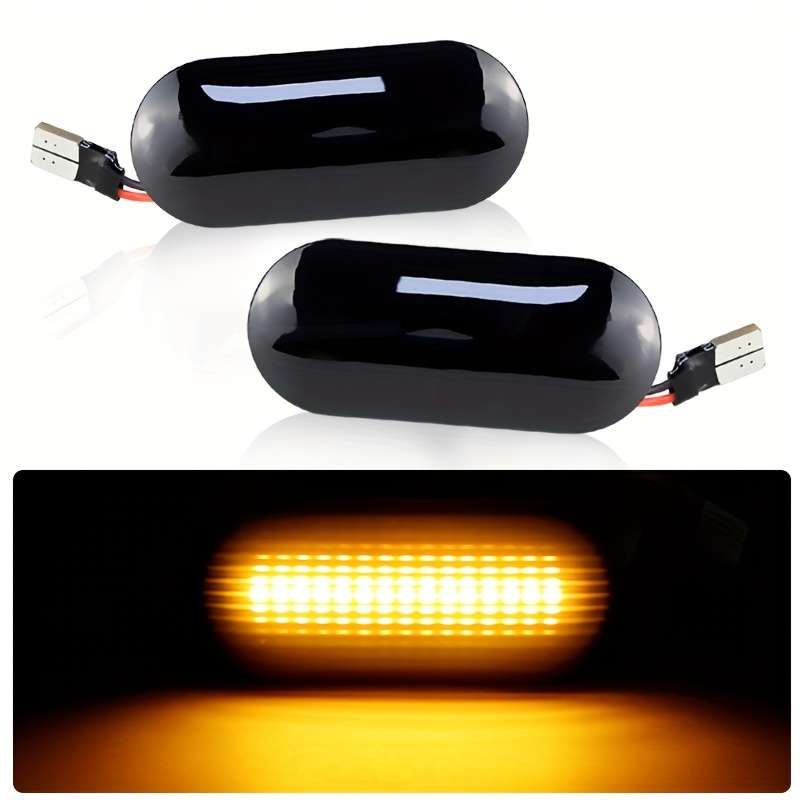 Car Lights Color 2Pcs Clear Lenses
