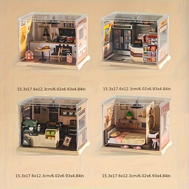 Building Toy Architectural Model Toy Set Style Convenience Store