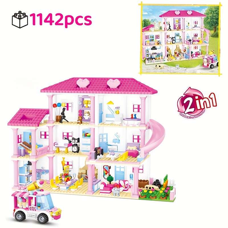 Building Toy Architectural Model Toy Set Quantity 1142Pcs