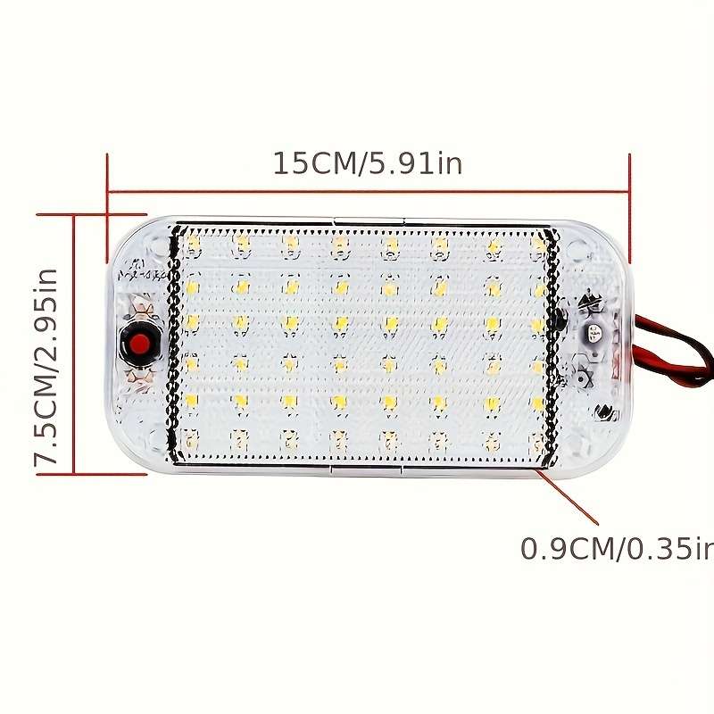 Car Lights Size 17*4.5*1.5