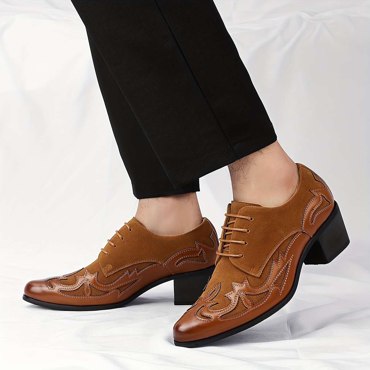 Mens Leather Shoes Color Brown Sizeuk 7