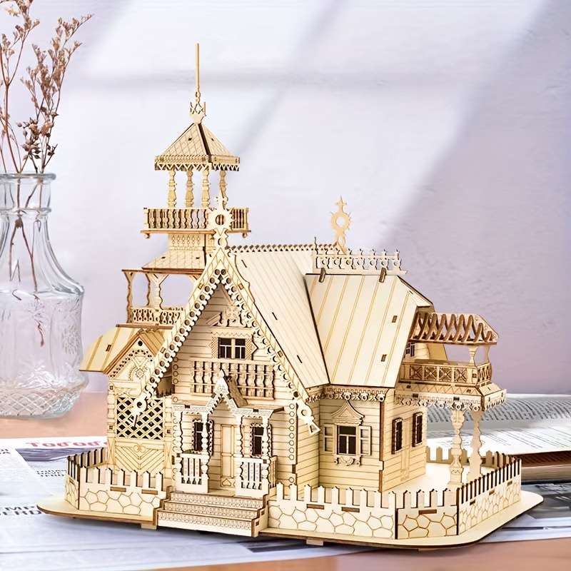 Building Toy Architectural Model Toy Set Material Wood