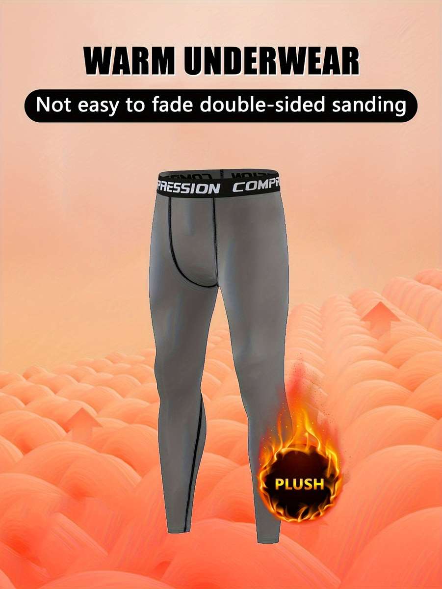 Thermal Underwear Color Black Sizexxl