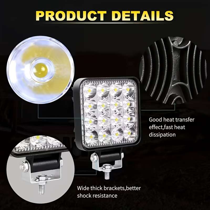 Car Lights Items 2Pcs Led Work Light