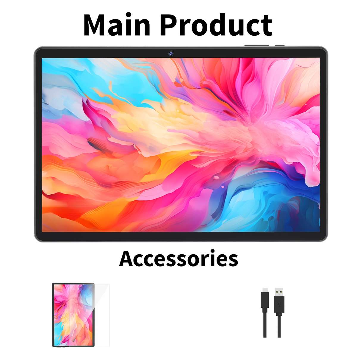 Ergonomic Qddq Android Tablet With For Online Learning Smooth Touch Control 10