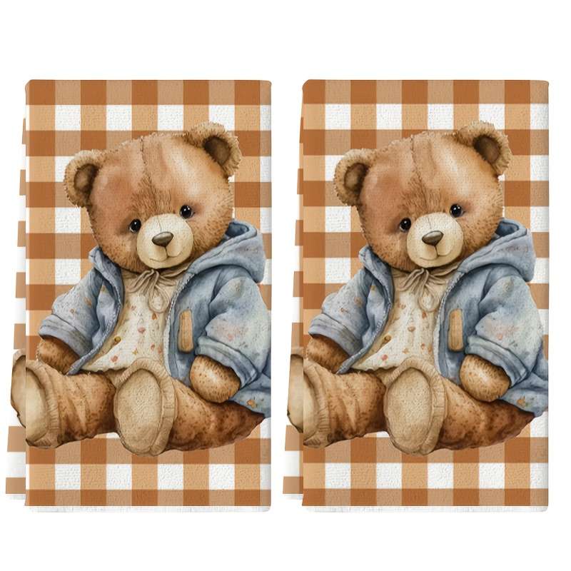Rag Quantity Cute Bear 2Pcs