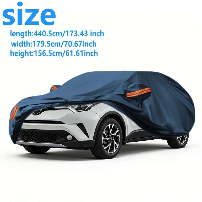 Car Cover Color Blue Size 440.5X179.5X156.5