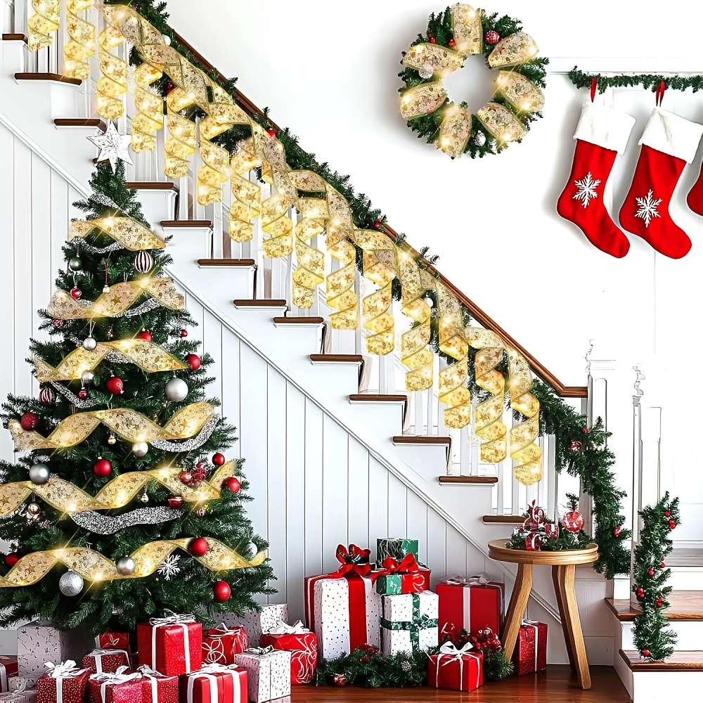 String Lights Color Golden Ribbon Warm Size2M 78.7In 20Led