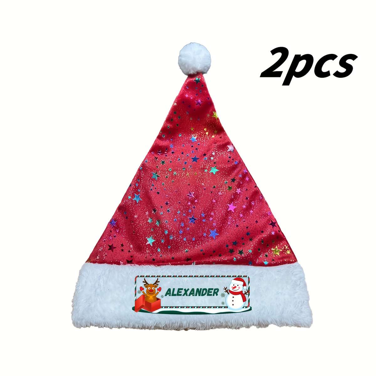 Christmas Decorations Items Red Quantity 2Pcs