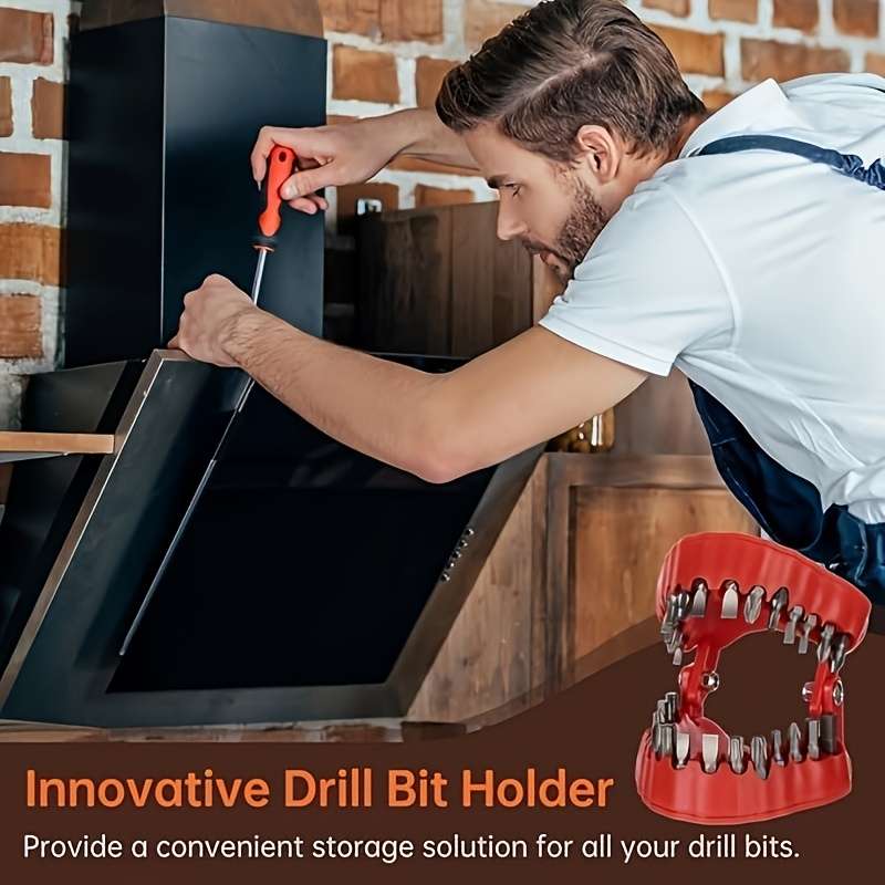 Screwdriver Bit Tool Set Color Red