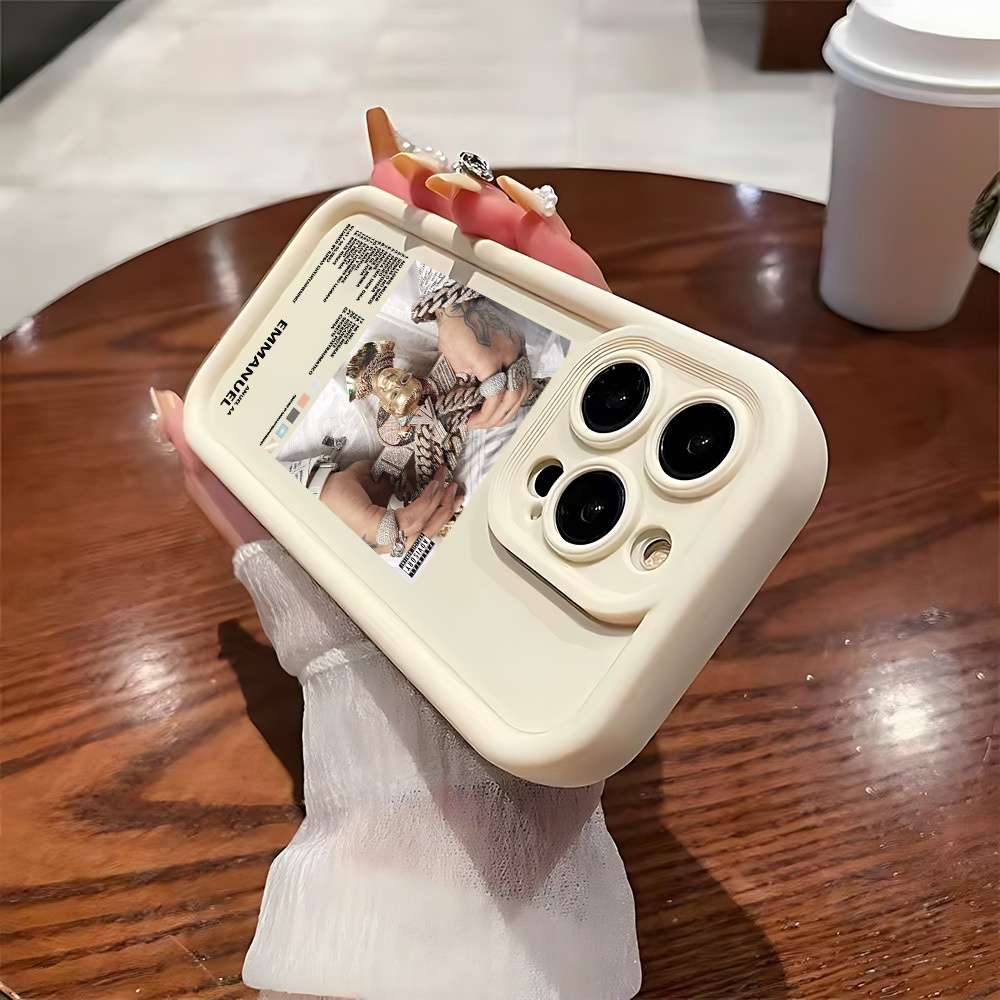 1Pc Mixed Color For iPhone 16 Plus Hip Hop Themed Phone Case