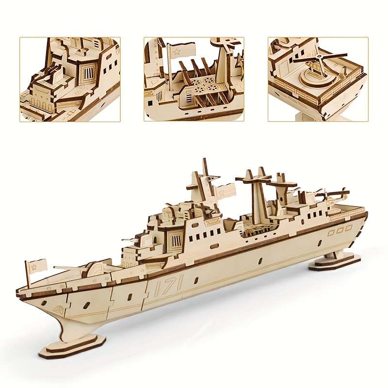 3D Jigsaw Puzzle Model Ship Items 1Pcs Wooden Ship Model