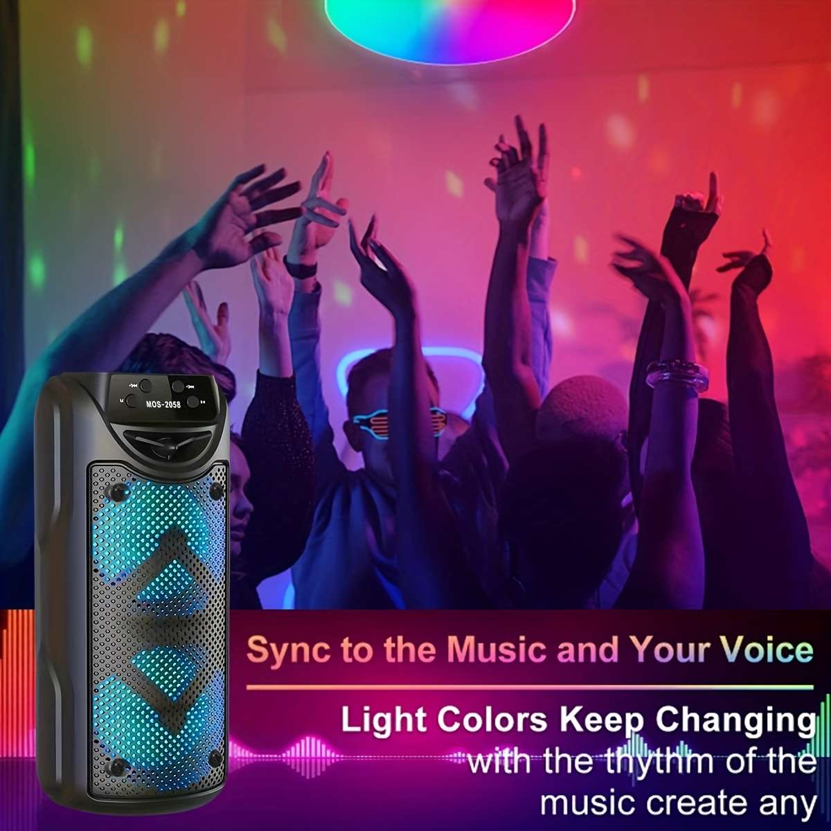 Speaker Color Black Subwoofer Enhanced