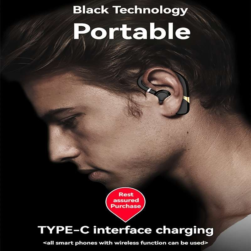 Rechargeable Wireless Earbuds Headphones Headset