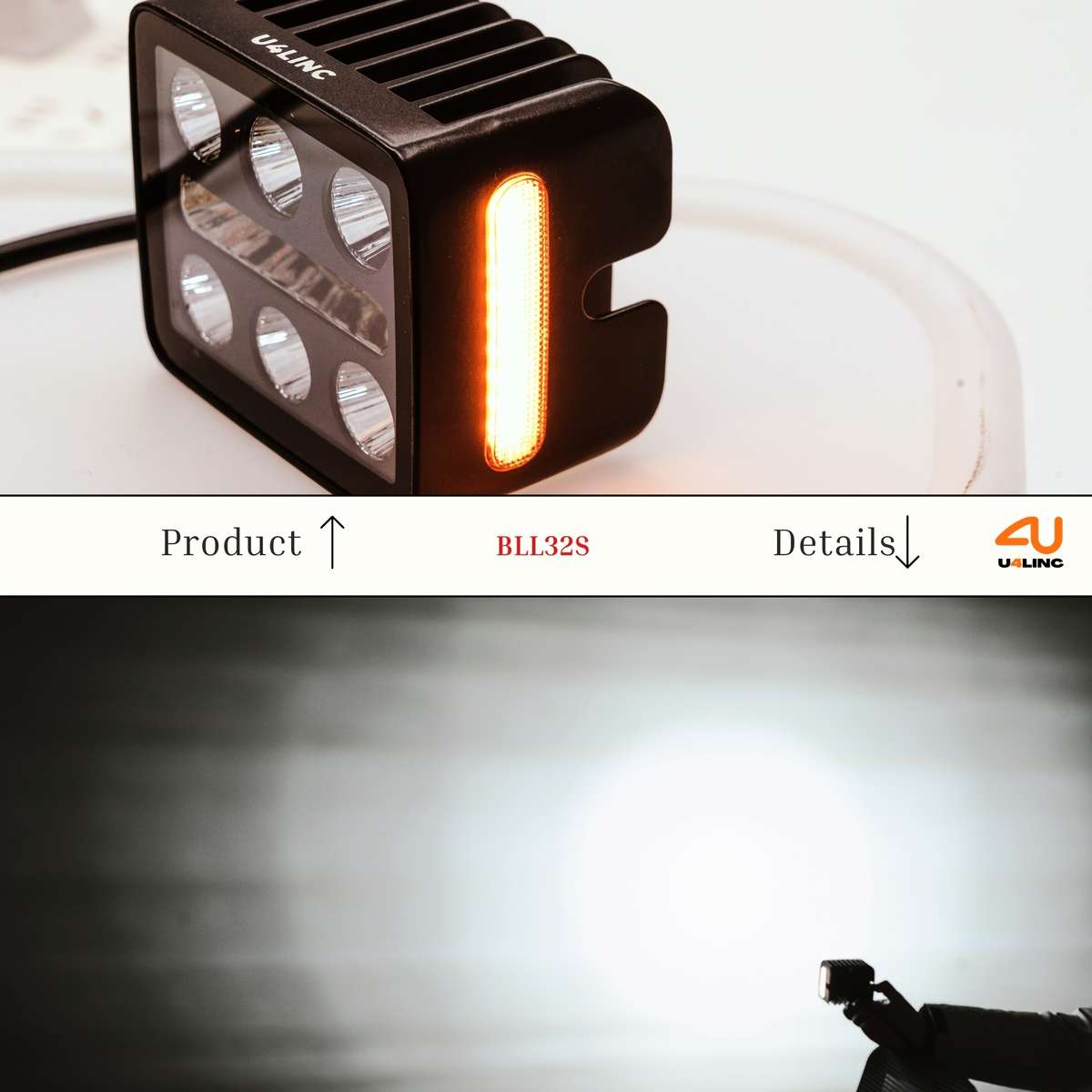 Car Lights Quantity 2Pcs With Amber Light