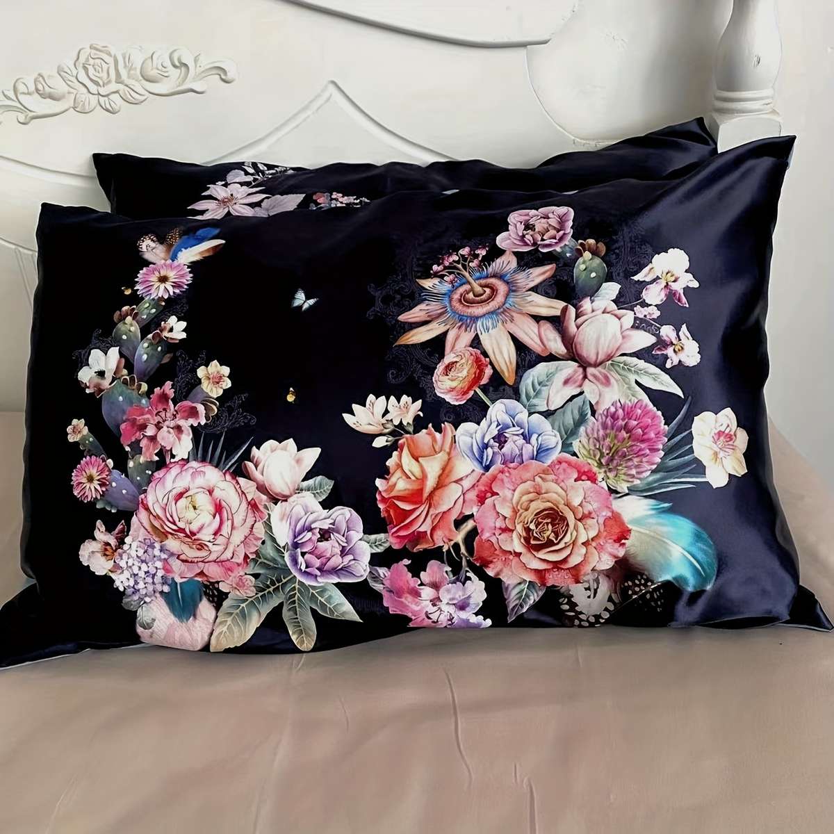 Satin Pillowcase Color Style7 Size50Cm*75Cm