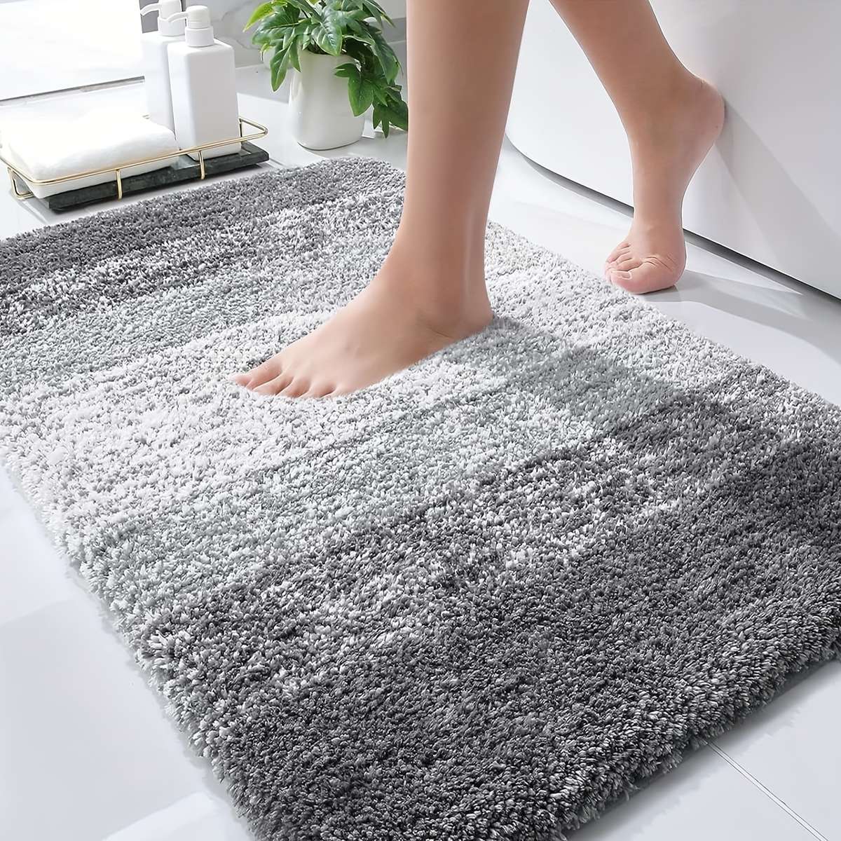 Floor Mats Color Blue Size 30X40Cm