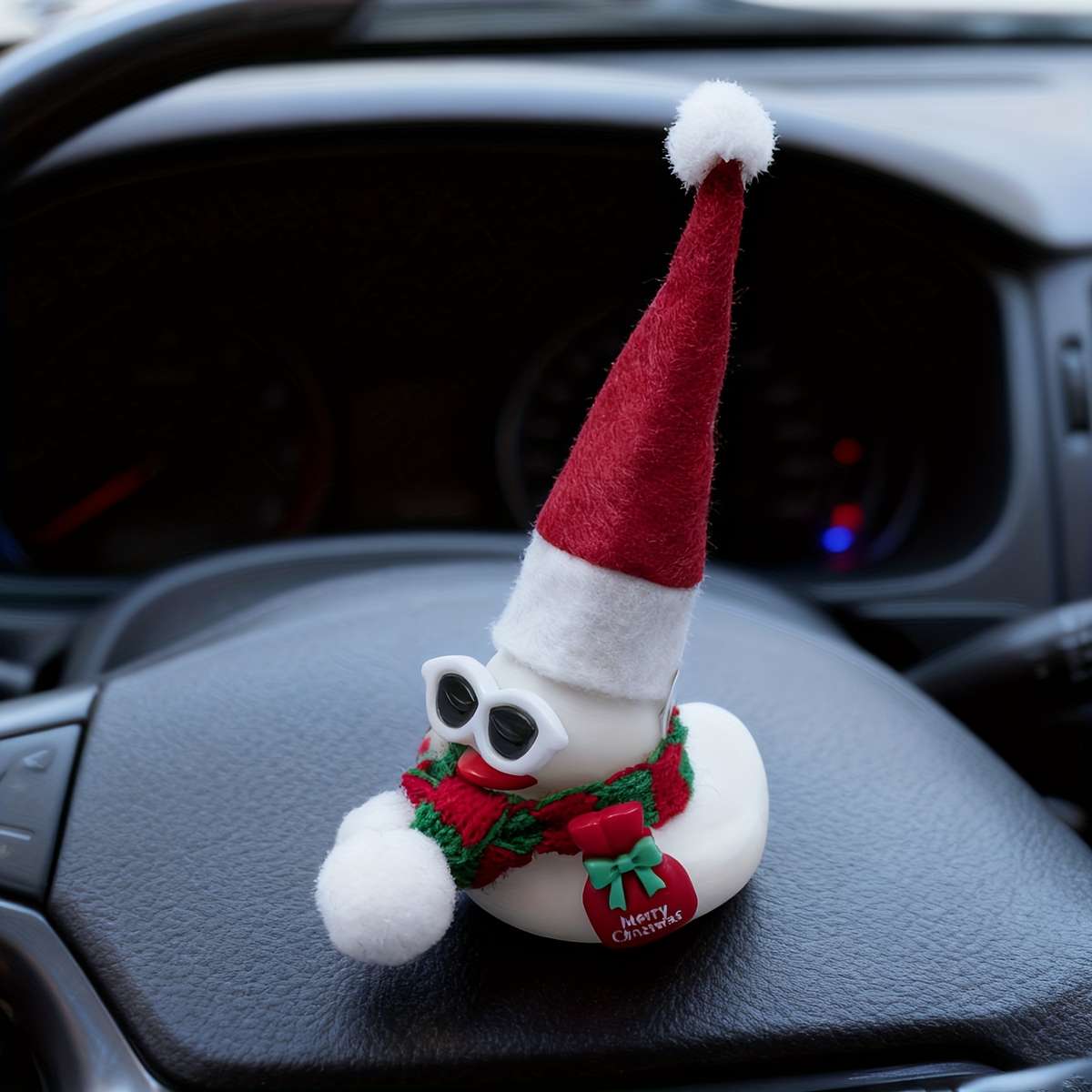 Car Interior Decor Model Cute Christmas Duck