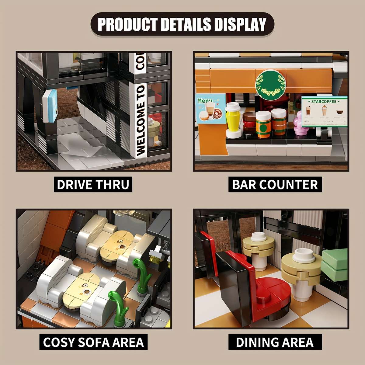 Building Toy Architectural Model Toy Set Model T2072