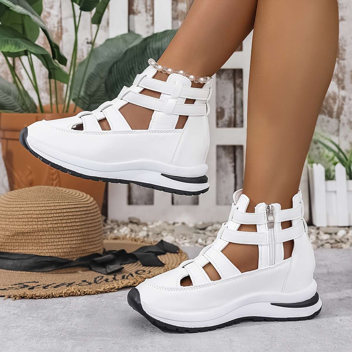 Women S Sneakers Color White Sizeuk 7.5