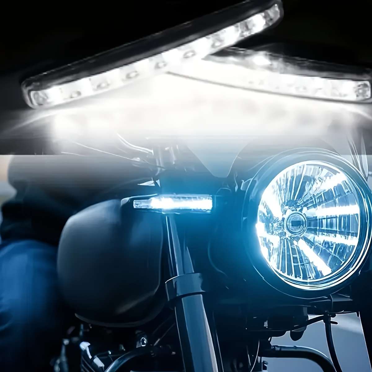 Car Lights Model 2Pcs White