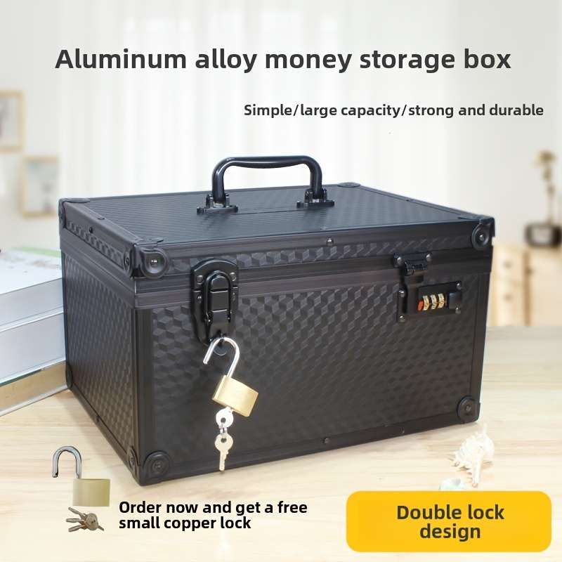 Safety Storage Box Color Black Sizelarge