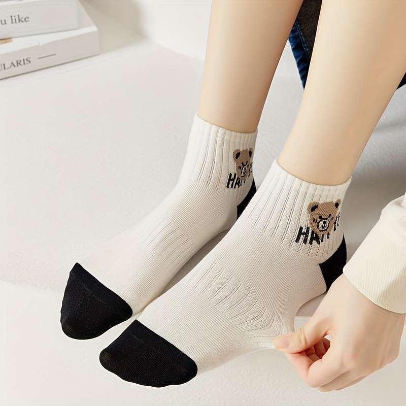 Women S Socks Color 5 Pairs Of Random Mixed Colors Size Onesize