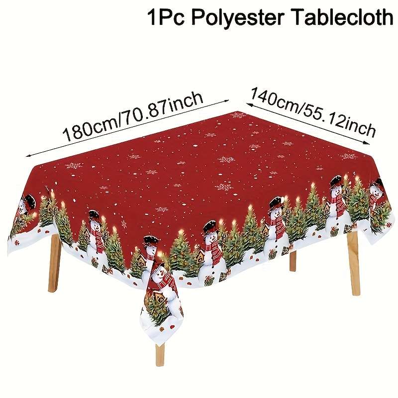 Christmas Tablecloth Size Round 150Cm