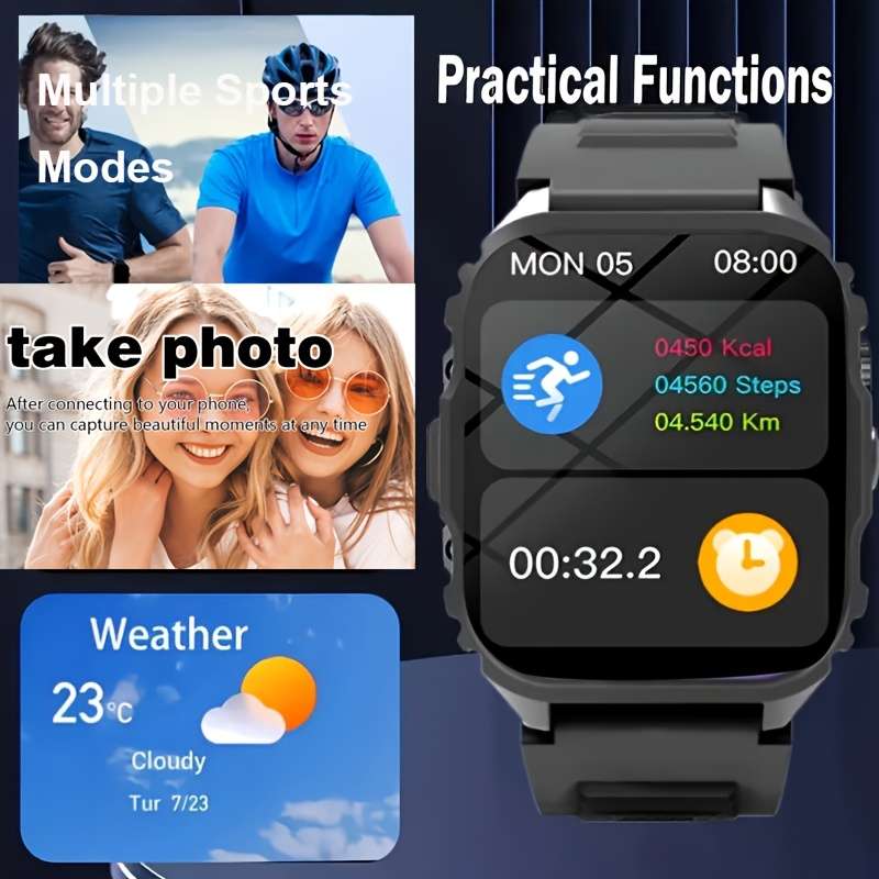 Professional Smart Watch 2025 Smart 2025 Wireless Calling App Alerts Multiple
