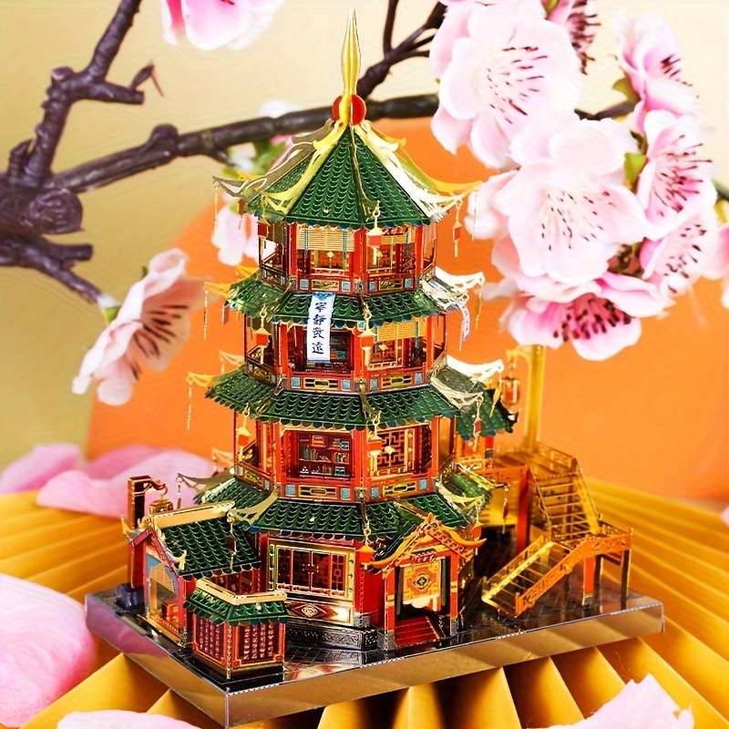 Building Toy Architectural Model Toy Set Items Fist Of Fury Gate