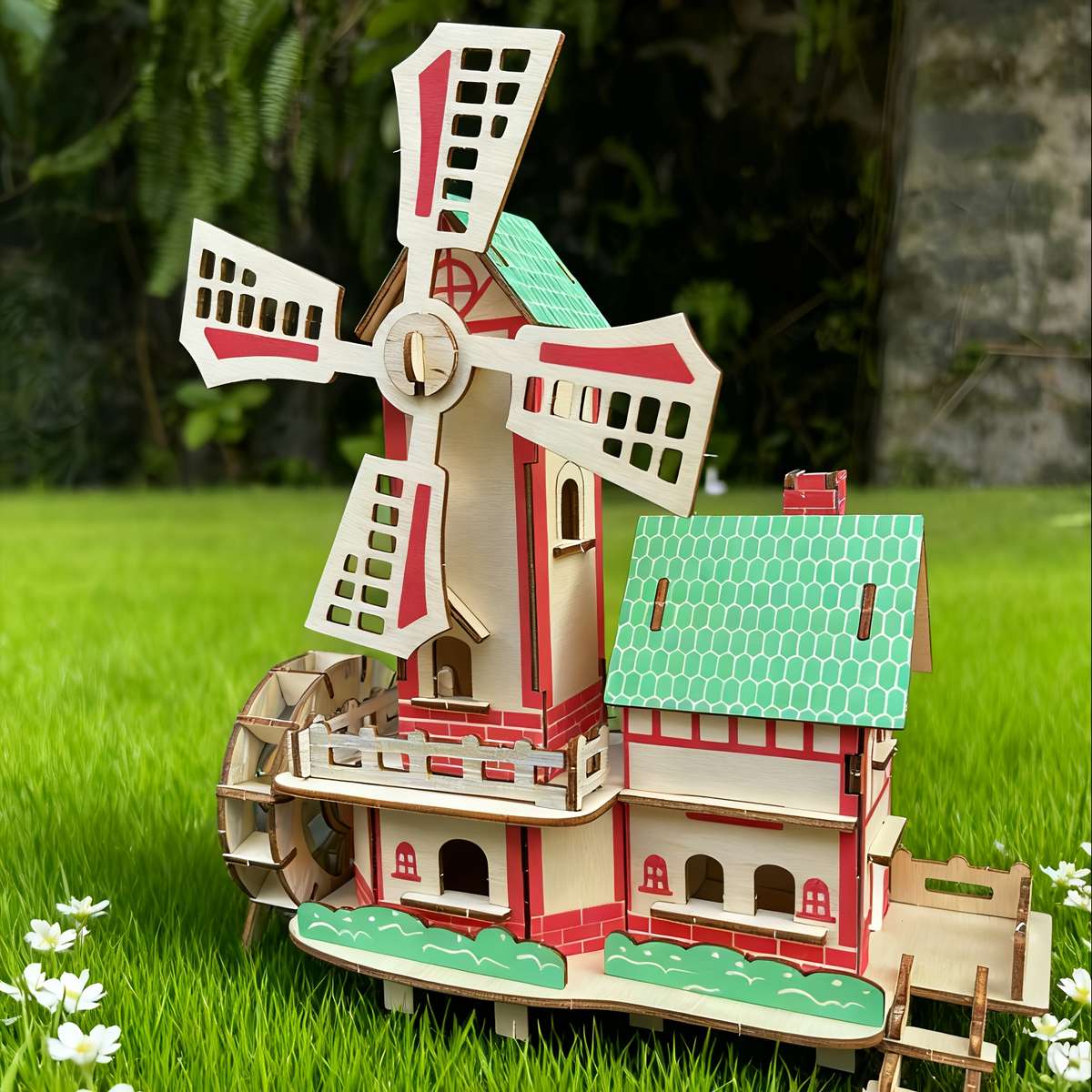 3D House Model Ornaments Items Mill Cottage