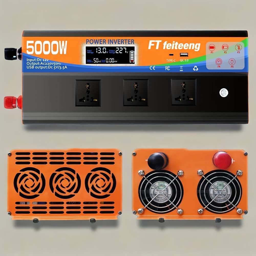 Inverter Color Orange Model5000W