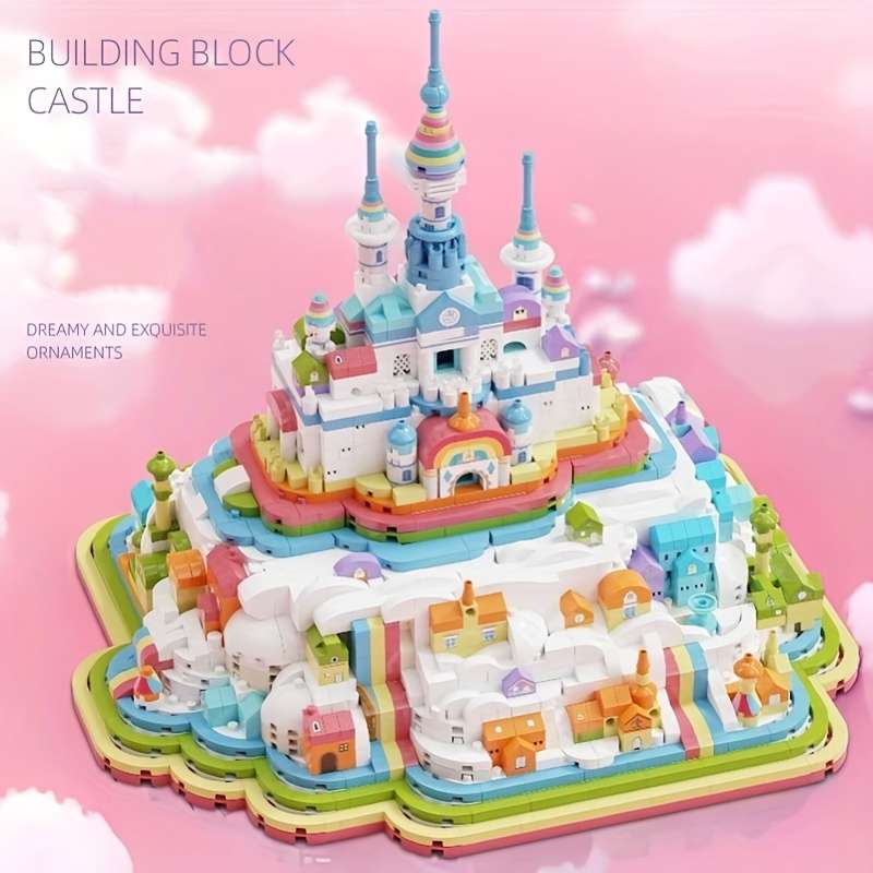 3D Building Model Puzzle Set Style Ch2003