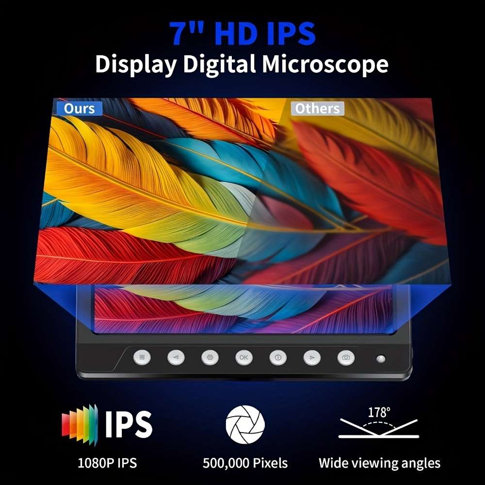Digital Microscope 4K 17 78 Cm Hd Ips Coin Error Model Xwj 330 Black
