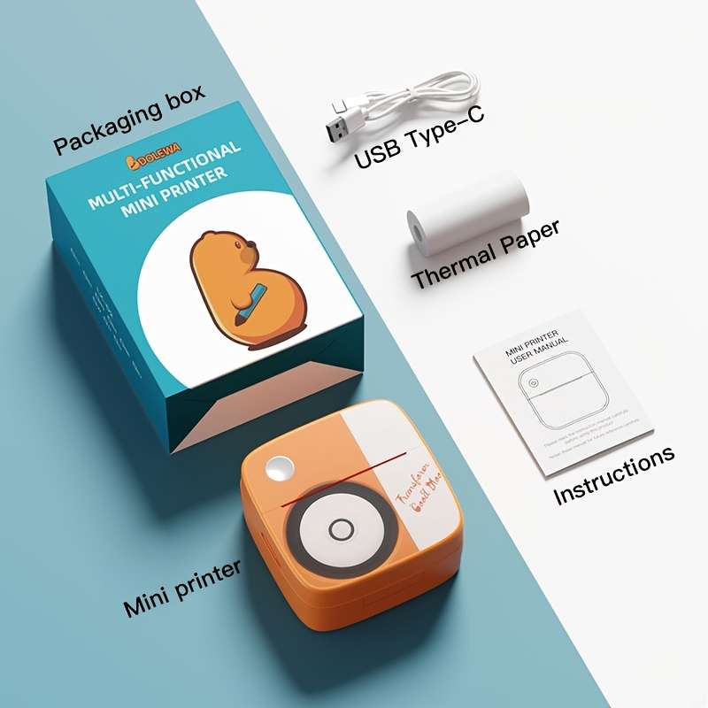 Printer Color O1 Machine  5 Rolls Of Stickers