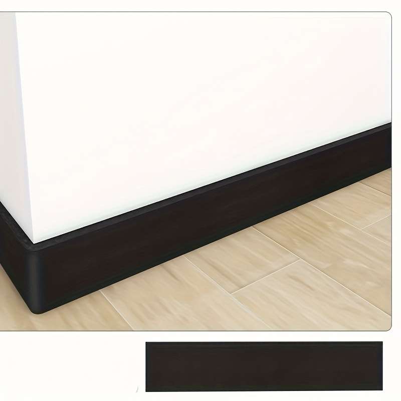 Skirting Board Black Size 8Cm X 2M