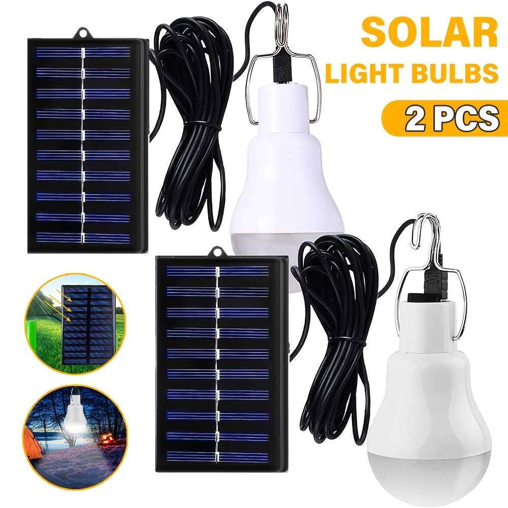 Solar Emergency Lights Quantity 2Pcs