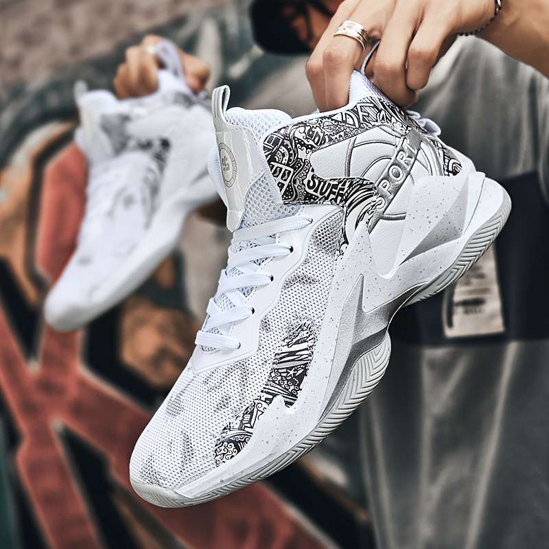 Sneakers White And Grey Size Uk 7.5