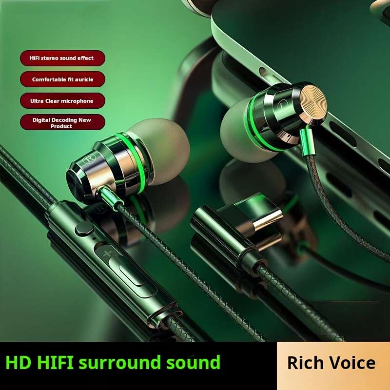 Wired Headphones Silvery Model 3.5Mm Round Jack