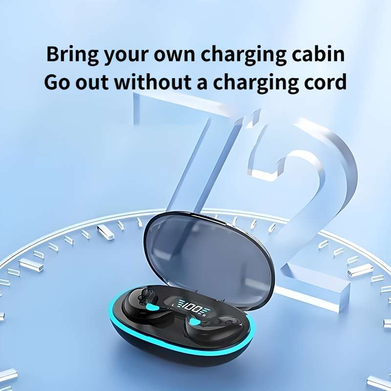Rechargeable Wireless Earbuds Headphones Headset