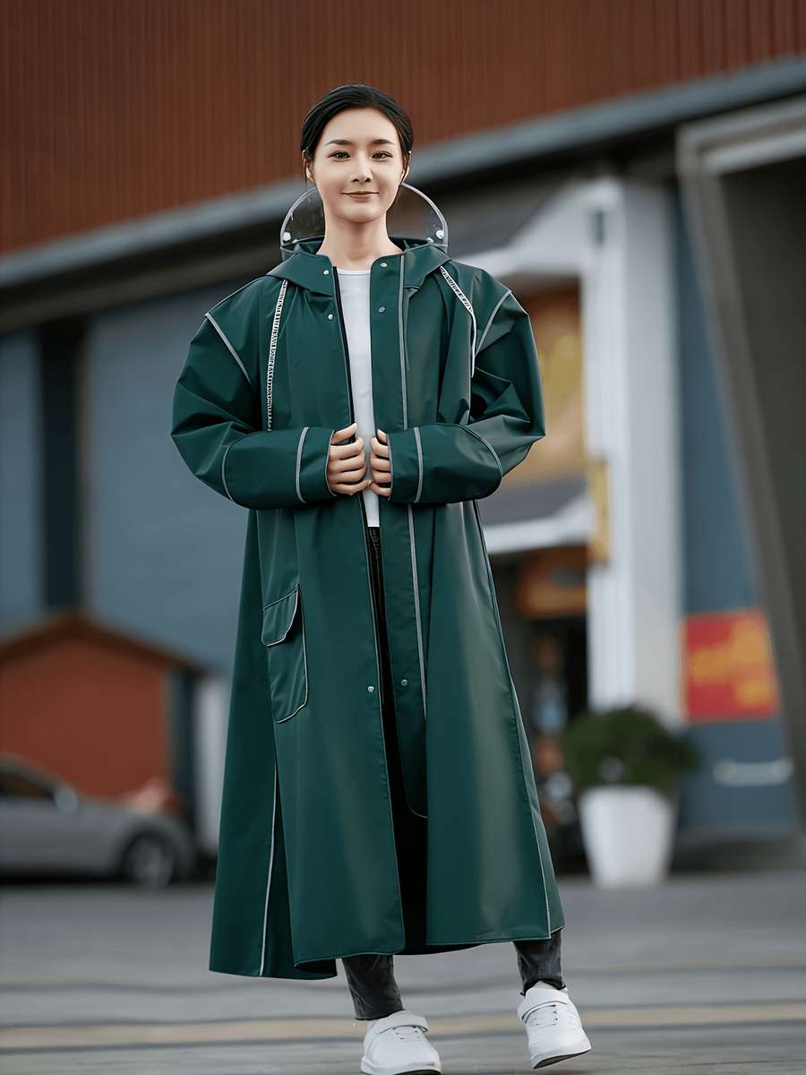 Raincoat Black Size Asian L