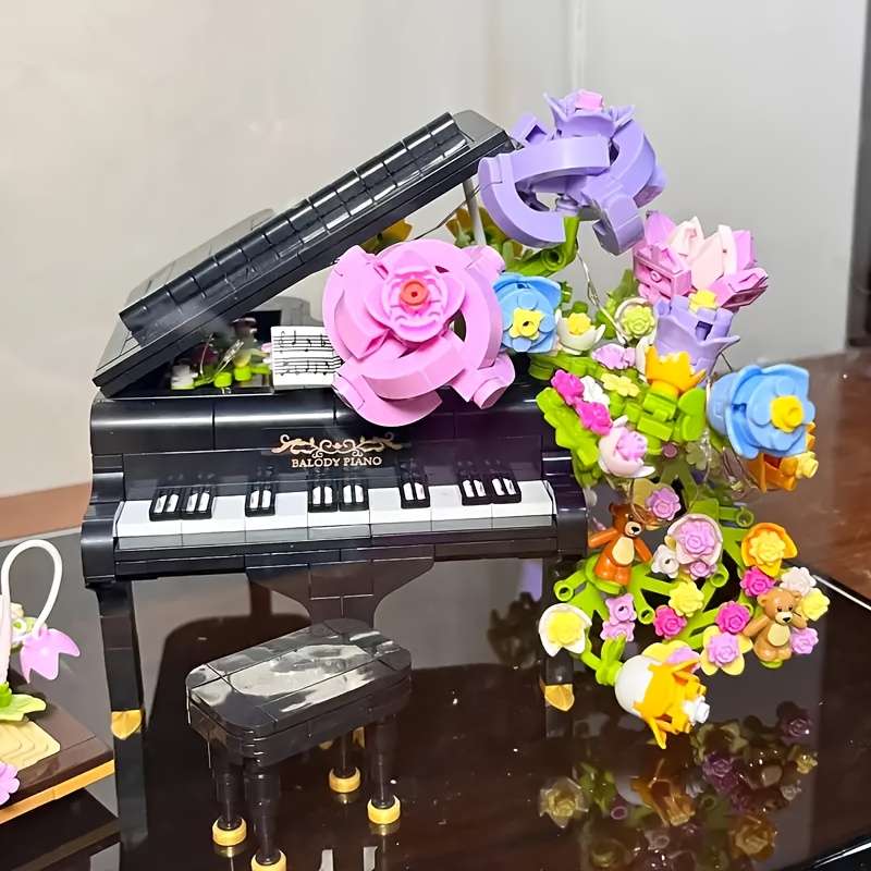 3D Puzzle Musical Instrument Model Model Piano Blocks