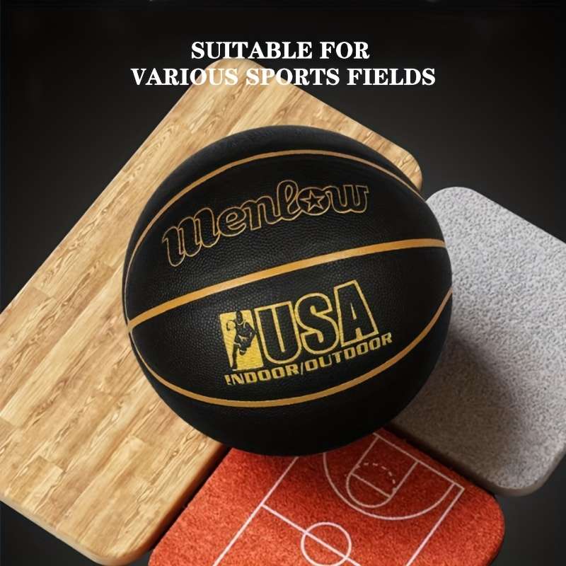 Basketball Color Black Golden