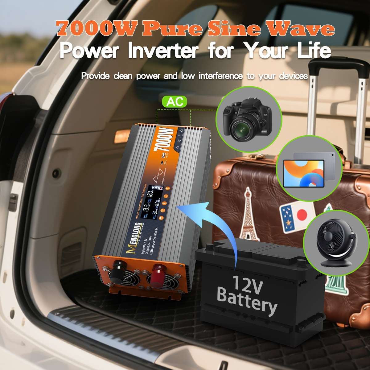Inverter Model 5000W Materialaluminum Alloy