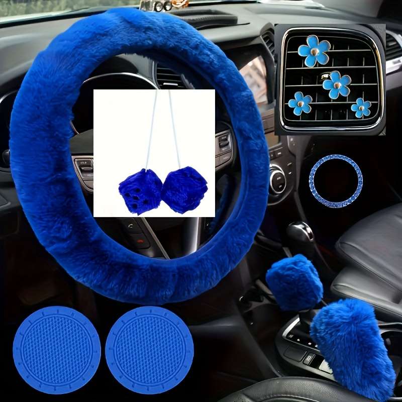 Car Steering Wheel Cover Red