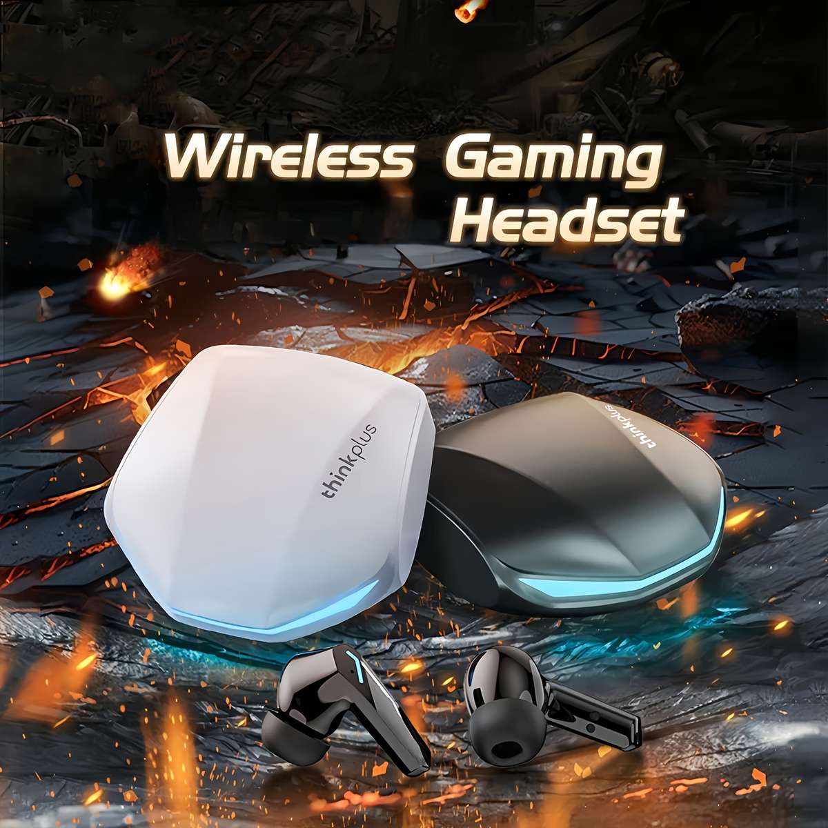 Rechargeable Wireless Earbuds Headphones Headset