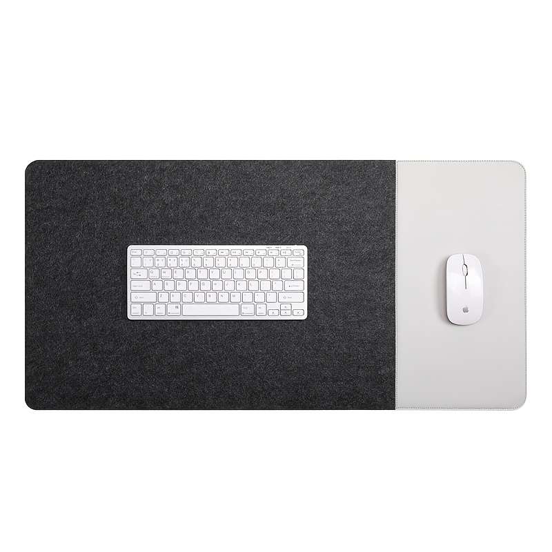 Mouse Pad Color Light Gray Felt   Add  Brown Size 90Cmx40Cm