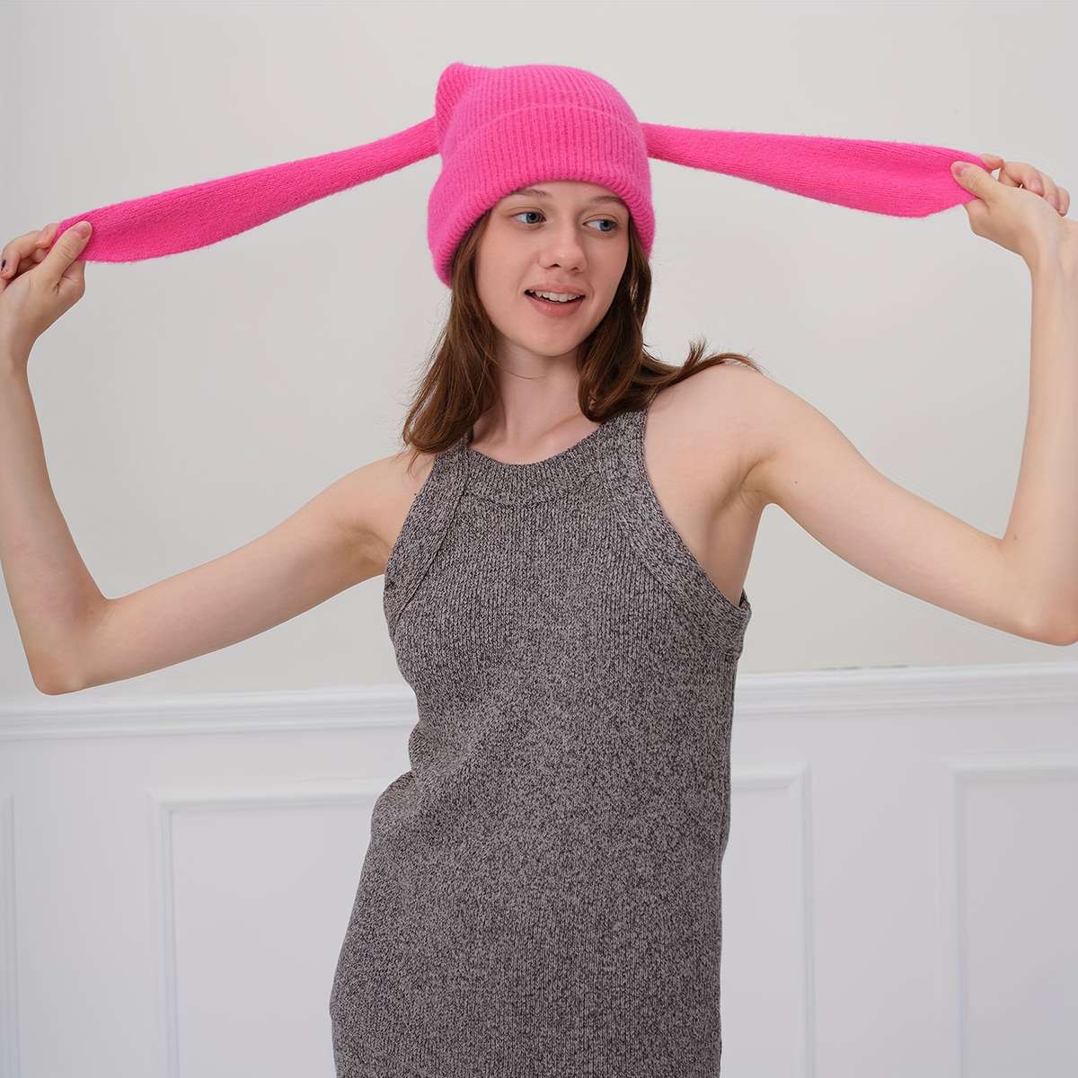 Winter Hat Items Light Pink